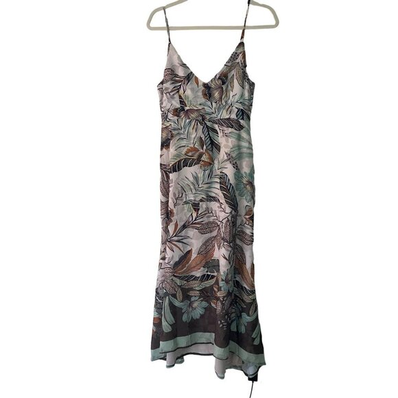 Super Natural By Secret Mission Womens Dress Size Small Multicolor Jungle Floral - Picture 1 of 10